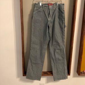Dickies, Waist 26/ Small Carpenter Pinstriped Jeans